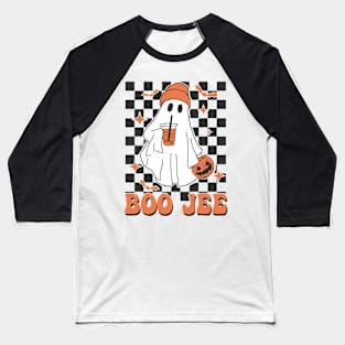 Spooky Season Cute Ghost Halloween Boujee Boo-Jee tee Baseball T-Shirt